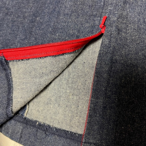 Guess, Cross-Back Denim Dress - Picture 3 of 14
